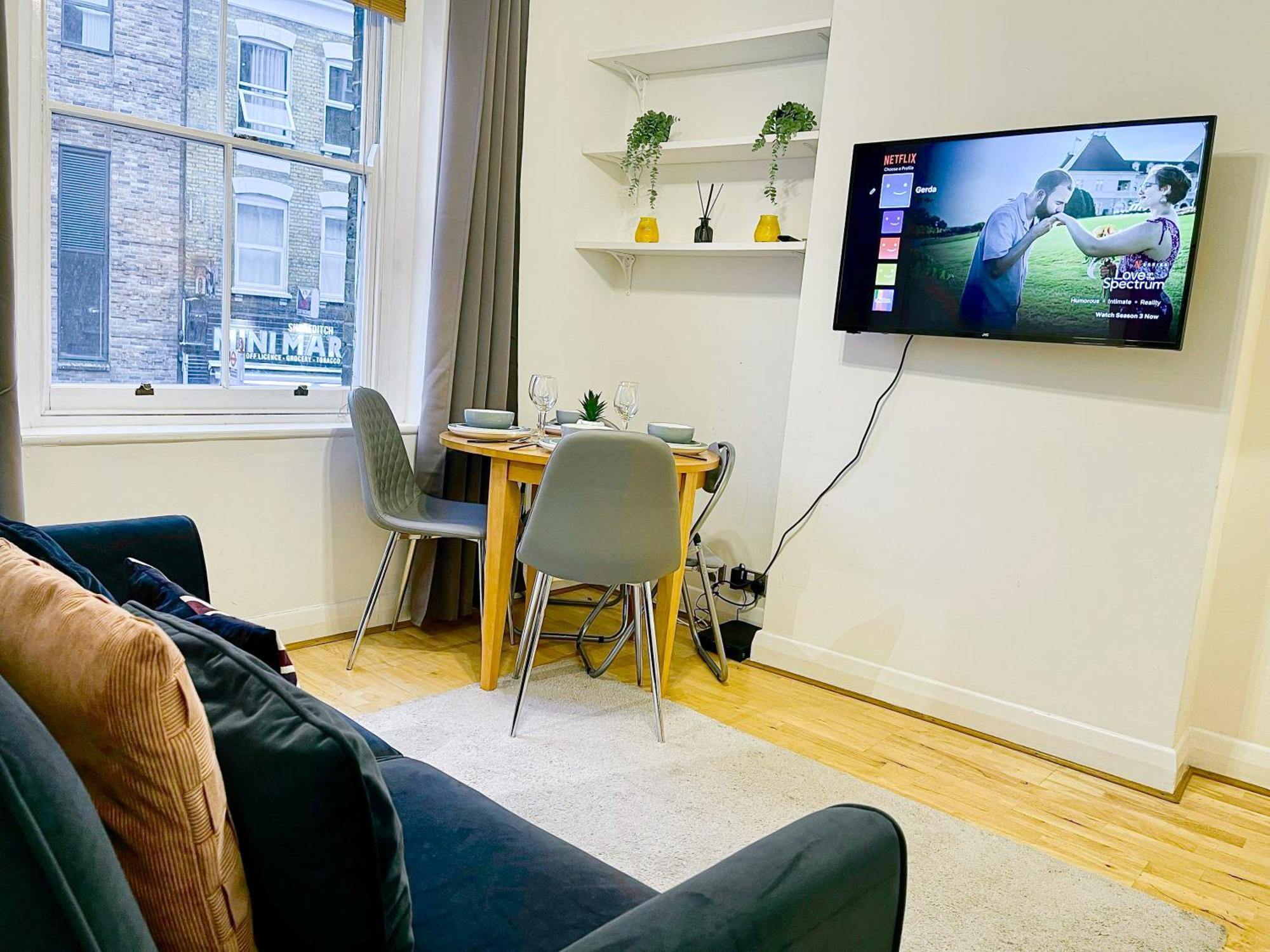 Cosy Hackney 1-bedroom Flat With Wi-fi Old Street Holiday home *